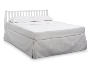 Delta Children Bianca White (130) Taylor 4-in-1 Convertible Crib (W10040), Silo Full Size Bed, b5b 9-Taylor 4-in-1 Convertible Crib
