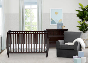 Dark Chocolate (207) 2-Taylor 4-in-1 Convertible Crib