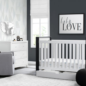 Miles 4-in-1 Convertible Crib + Under Crib Roll-Out Storage 22-Miles 4-in-1 Convertible Crib + Under Crib Roll-Out Storage