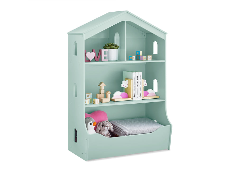 Mint (356) 11-Playhouse Bookcase with Toy Storage
