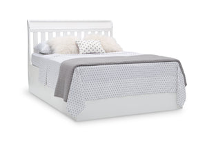 Delta Children Bianca White (130) Bentley S Series Deluxe 6-in-1 Convertible Crib, Right Full Bed with Headboard Silo View 17-Bentley S Series Deluxe 6-in-1 Convertible Crib