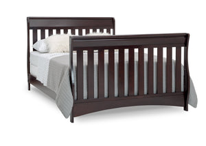 Delta Children Dark Chocolate (207) Bentley S Series Deluxe 6-in-1 Convertible Crib, Right Toddler Bed with Headboard and Footboard Silo View 26-Bentley S Series Deluxe 6-in-1 Convertible Crib