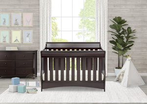 Dark Chocolate (207) 2-Bentley S Series Deluxe 6-in-1 Convertible Crib