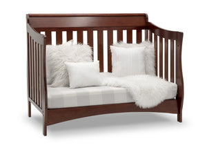 Delta Children Black Cherry Espresso (607) Bentley S Series Deluxe 6-in-1 Convertible Crib, Right Sofa Silo View 32-Bentley S Series Deluxe 6-in-1 Convertible Crib