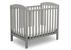 Sprout Mini Crib with Mattress Grey (026) 4-Sprout Mini Crib with Mattress