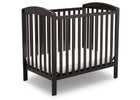 Dark Chocolate (207) 4-Sprout Mini Crib with Mattress
