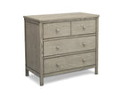 Delta Children Textured Limestone (1340) Middleton 3 Drawer Dresser, Right Silo View 3-Middleton 3 Drawer Dresser