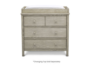 Textured Limestone (1340) 4-Middleton 3 Drawer Dresser