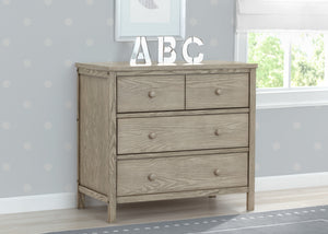 Delta Children Textured Limestone (1340) Middleton 3 Drawer Dresser, Hangtag View 0