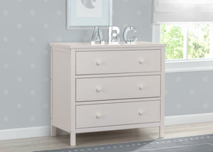 Delta Children Textured White (1349) Middleton 3 Drawer Dresser, Hangtag View 1-Middleton 3 Drawer Dresser