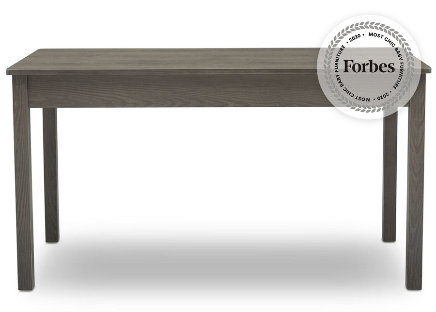 Delta Children Crafted Grey 1333 Grow-With-Me Table (W101301), Front View, c3c 18-Grow-With-Me Table