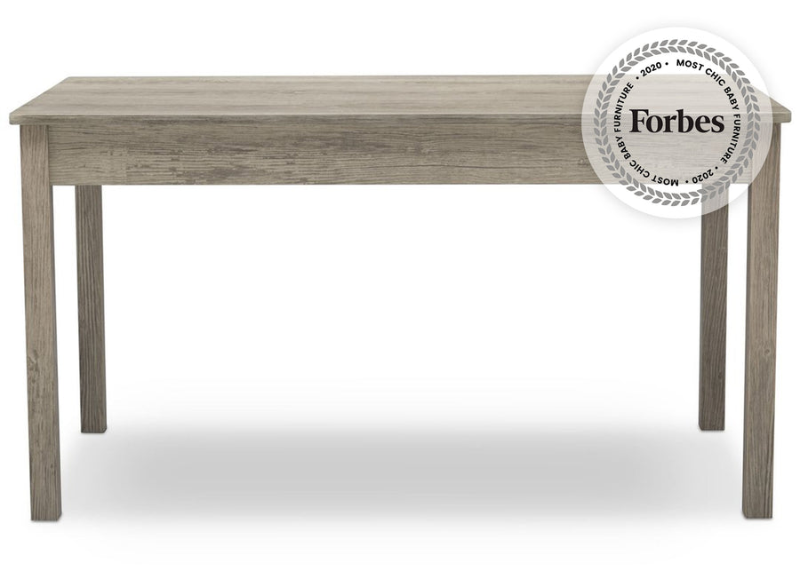 Delta Children Crafted Limestone 1334 Grow-With-Me Table (W101301), Front View, d3d 25-Grow-With-Me Table