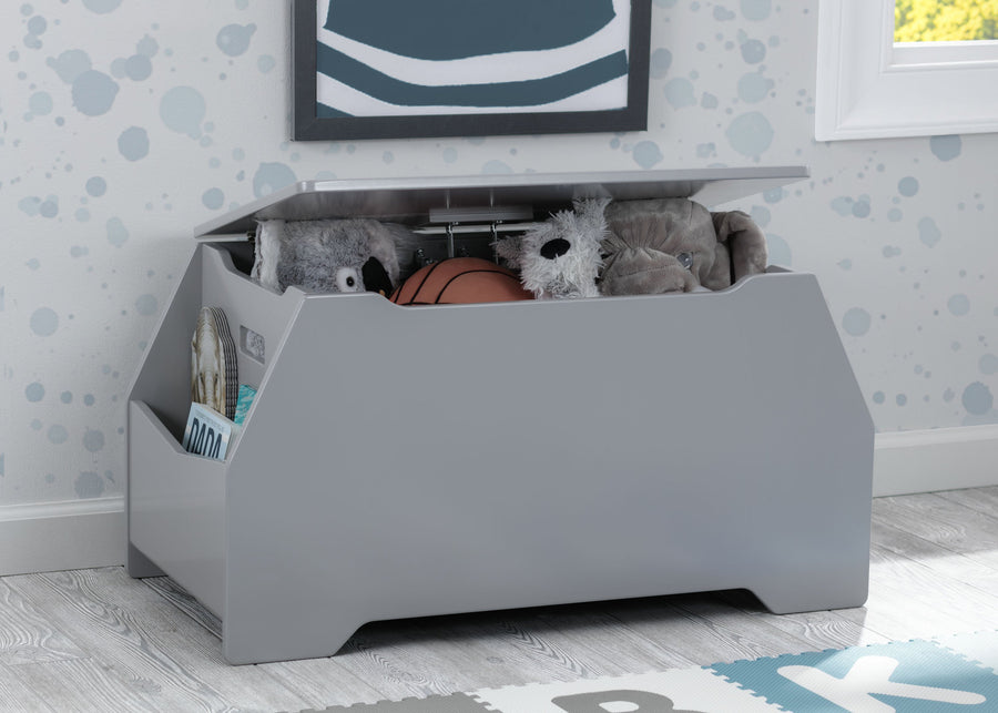 YourPick: Grey (026) 5-Signature Toy Box w/ Book Storage