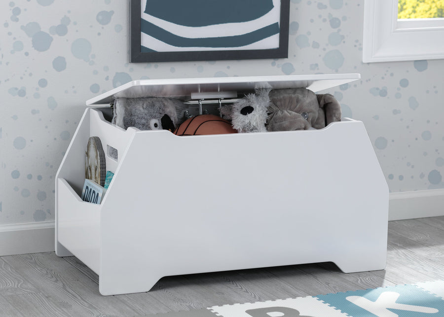YourPick: Bianca White (130) 1-Signature Toy Box w/ Book Storage