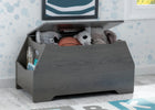 YourPick: Crafted Grey (1333) 5-Signature Toy Box with Book Storage