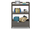 Delta Children Crafted Grey (1333) Gateway Small Laddershelf (W101452), Front Silo with Props, c3c 9-Small Ladder Shelf - toddler bundle