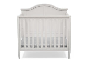 DCB: Bianca White (130) 4-Parker Mini Convertible Baby Crib with Mattress and 2 Sheets