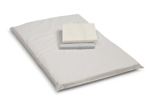 Delta Children Bianca White (130) Mini Convertible Baby Crib with Mattress and 2 Sheets Crib Mattress Sheets View 7-Parker Mini Convertible Baby Crib with Mattress and 2 Sheets