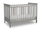 Delta Children Grey (026) Adley 3-in-1 Crib (W102130) Right Silo a3a 4-Adley 3-in-1 Convertible Crib