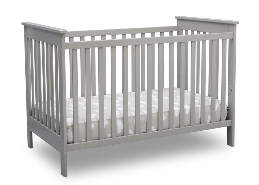 Delta Children Grey (026) Adley 3-in-1 Crib (W102130) Right Silo a3a 4-Adley 3-in-1 Convertible Crib