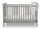 Delta Children Grey 026 Adley 3-in-1 Crib (W102130) Front Silo a2a 3-Adley 3-in-1 Convertible Crib