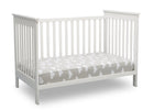 Delta Children Bianca White (130) Adley 3-in-1 Crib (W102130) Daybed conversion b5b 13-Adley 3-in-1 Convertible Crib