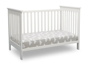 Delta Children Bianca White (130) Adley 3-in-1 Crib (W102130) Daybed conversion b5b 7