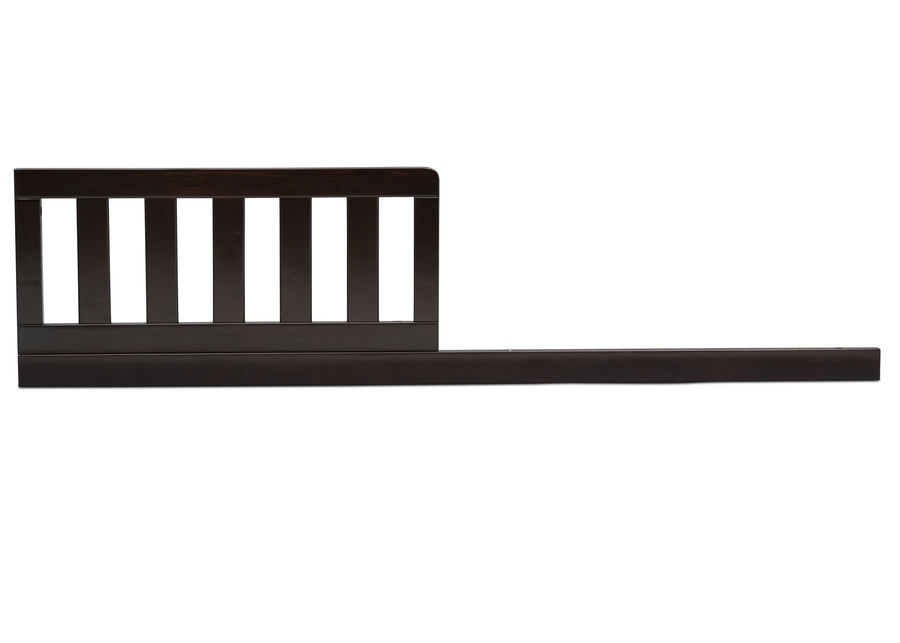 Delta Children Dark Chocolate (207) Daybed/Toddler Guardrail Kit (W102725), Toddler Bed Front View, c1c 5-Daybed/Toddler Guardrail Kit (W102725)