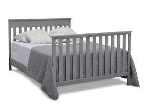 Delta Children Grey (026) Kingswood 4-in-1 Convertible Baby Crib Full Size Bed Silo View 7-Kingswood 4-in-1 Convertible Baby Crib