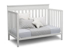 Delta Children Bianca White (130) Kingswood 4-in-1 Convertible Baby Crib Day Bed Silo View 11-Kingswood 4-in-1 Convertible Baby Crib