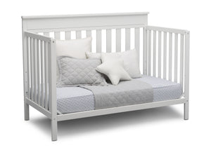 Delta Children Bianca White (130) Kingswood 4-in-1 Convertible Baby Crib Day Bed Silo View 12-Kingswood 4-in-1 Convertible Baby Crib