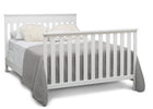 Delta Children Bianca White (130) Kingswood 4-in-1 Convertible Baby Crib Full Size Bed Silo View 12-Kingswood 4-in-1 Convertible Baby Crib
