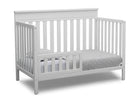 Delta Children Bianca White (130) Kingswood 4-in-1 Convertible Baby Crib Toddler Bed Silo View 10-Kingswood 4-in-1 Convertible Baby Crib