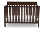Delta Children Walnut Espresso (1324) Kingswood 4-in-1 Convertible Baby Crib Front Crib Silo View 20-Kingswood 4-in-1 Convertible Baby Crib