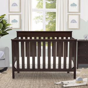 Delta Children Walnut Espresso (1324) Kingswood 4-in-1 Convertible Baby Crib 35-Kingswood 4-in-1 Convertible Baby Crib