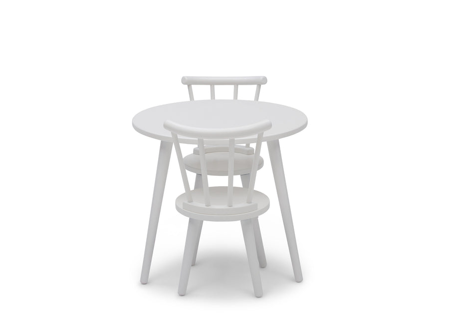 Bianca White (130) 11-Homestead Table and Chair Set (2 Chairs Included)