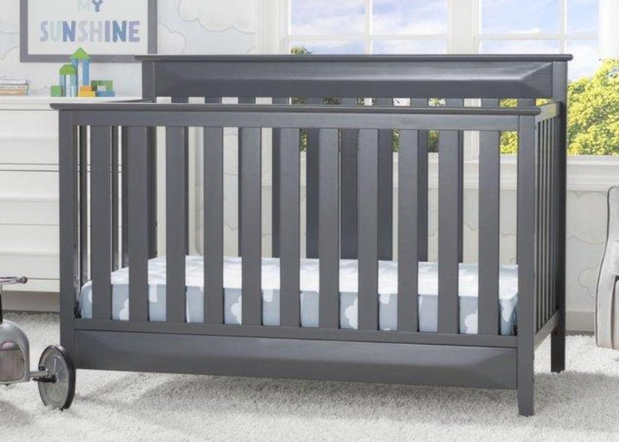Delta Children Charcoal Grey (029) Cameron 4-in-1 Convertible Baby Crib 1-Cameron 4-in-1 Convertible Baby Crib