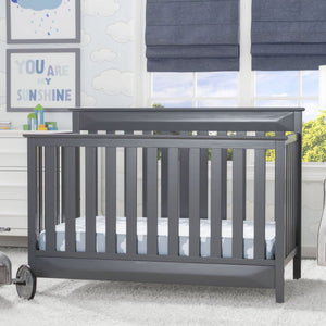 Delta Children Charcoal Grey (029) Cameron 4-in-1 Convertible Baby Crib 3-Cameron 4-in-1 Convertible Baby Crib