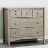 Textured Limestone (1340) 2-Farmhouse 3 Drawer Dresser with Changing Top