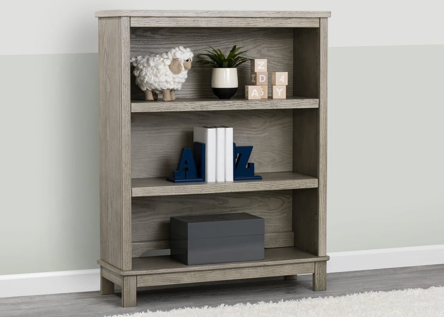 Delta Children Textured Limestone (1340) Farmhouse Bookcase/Hutch 1-Farmhouse Bookcase