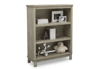 Delta Children Textured Limestone (1340) Farmhouse Bookcase/Hutch, Right Silo View with Props 3-Farmhouse Bookcase