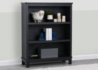 Textured Midnight Grey (1347) 5-Farmhouse Bookcase