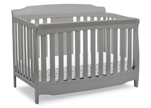 Delta Children Grey (026) Westminster 6-in-1 Convertible Crib, Right Crib Silo View 4-Westminster 6-in-1 Convertible Crib