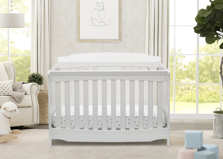 Bianca White (130) 7-Westminster 6-in-1 Convertible Crib