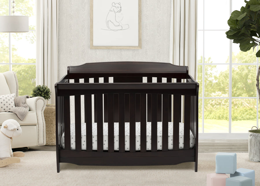 Dark Chocolate (207) 13-Westminster 6-in-1 Convertible Crib