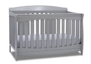 Delta Children Grey (026) Colton 6-in-1 Convertible Crib, Right Crib Silo View 4-Colton 6-in-1 Convertible Crib