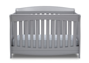 Delta Children Grey (026) Colton 6-in-1 Convertible Crib, Front Silo View 10-Colton 6-in-1 Convertible Crib