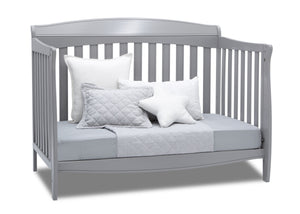 Delta Children Grey (026) Colton 6-in-1 Convertible Crib, Right Day Bed Silo View 6-Colton 6-in-1 Convertible Crib