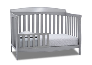 Delta Children Grey (026) Colton 6-in-1 Convertible Crib, Right Toddler Bed Silo View 5-Colton 6-in-1 Convertible Crib