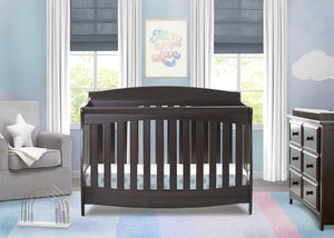 Dark Chocolate (207) 2-Colton 6-in-1 Convertible Crib